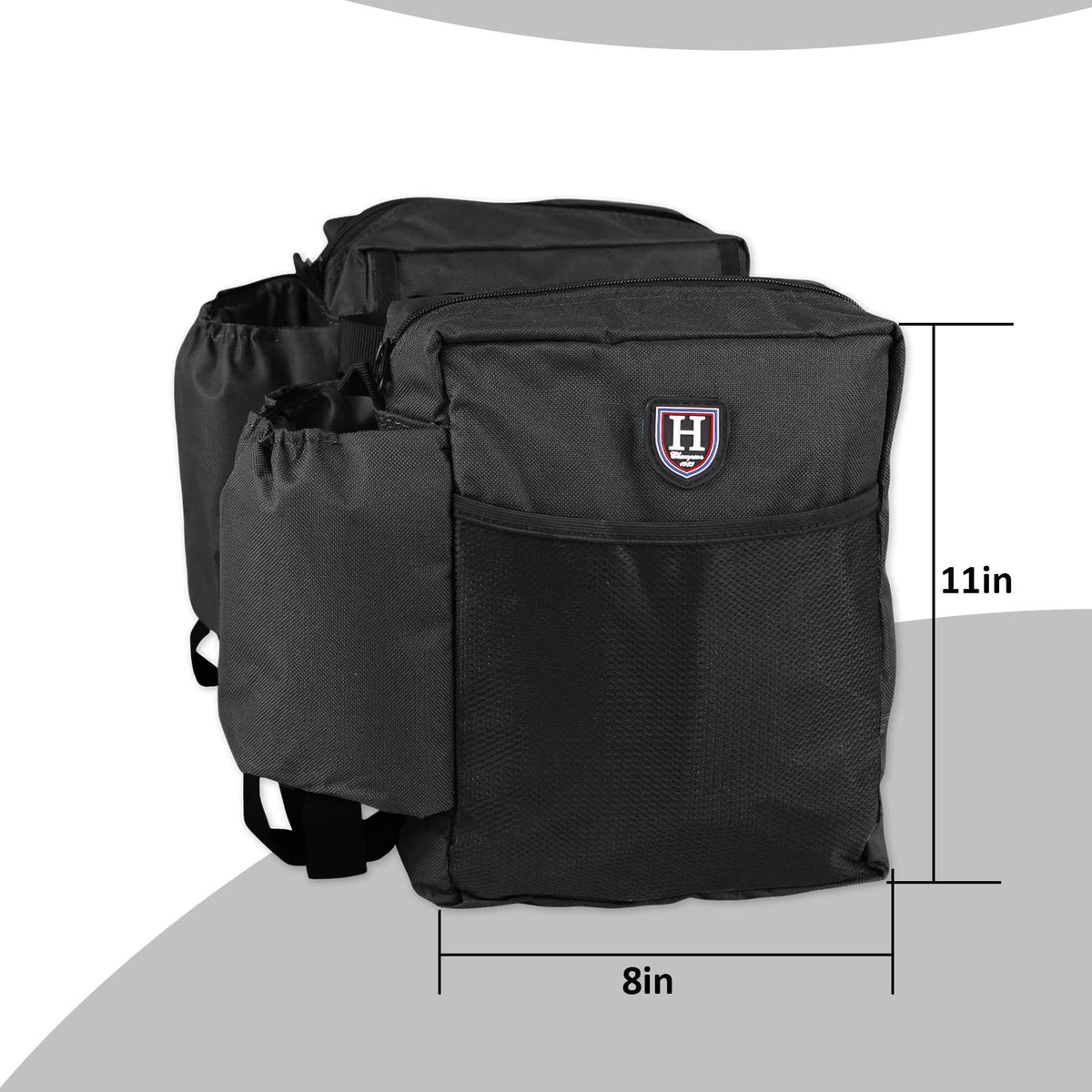 Nylon Western Saddle Bag Black L119908