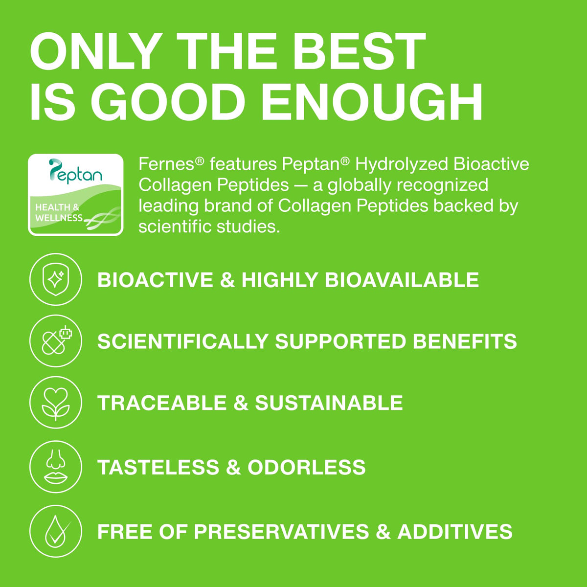 Collagen Peptides Type I & III Hydrolyzed Protein A40450