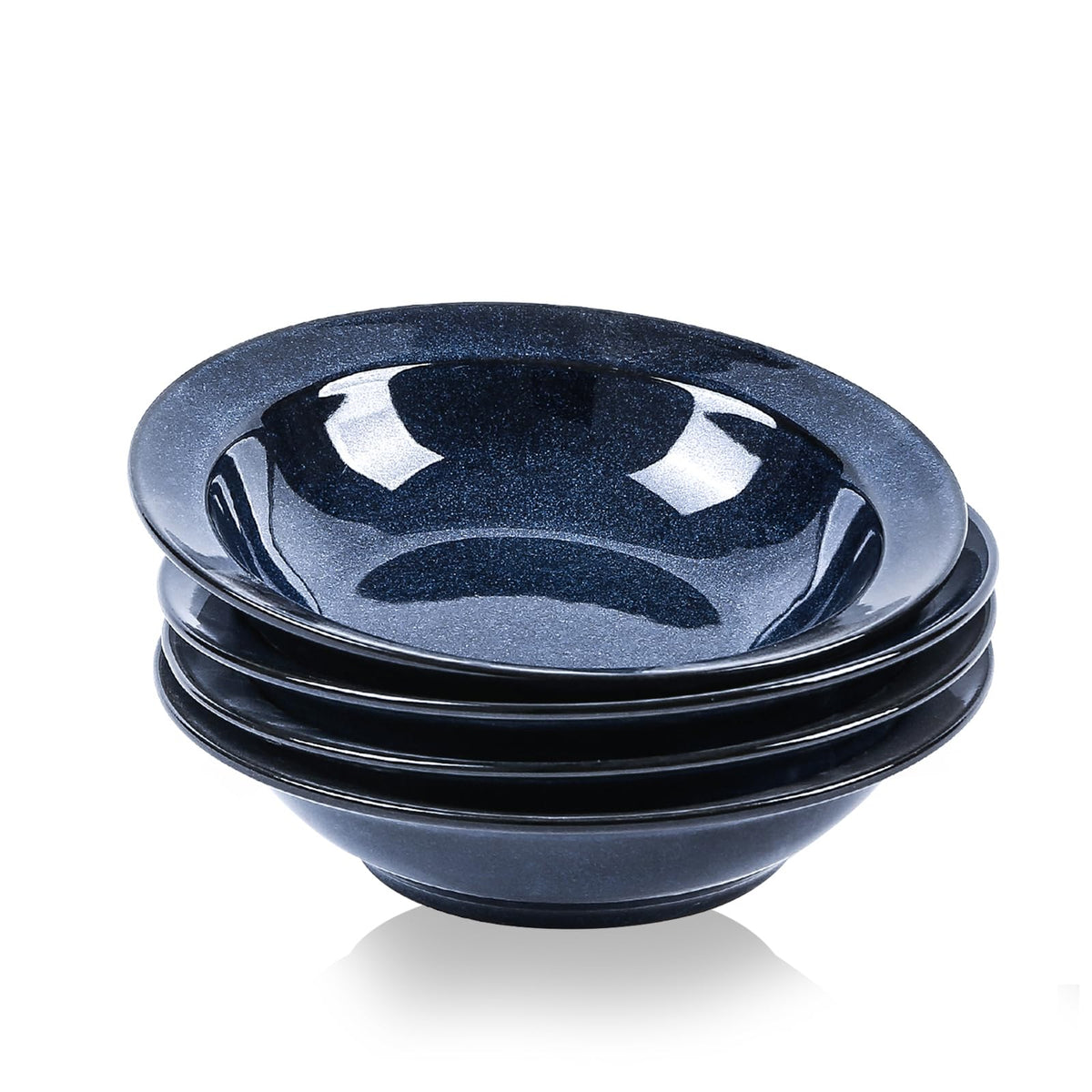Blue 27oz Ceramic Soup Bowls Set of 4 U321250