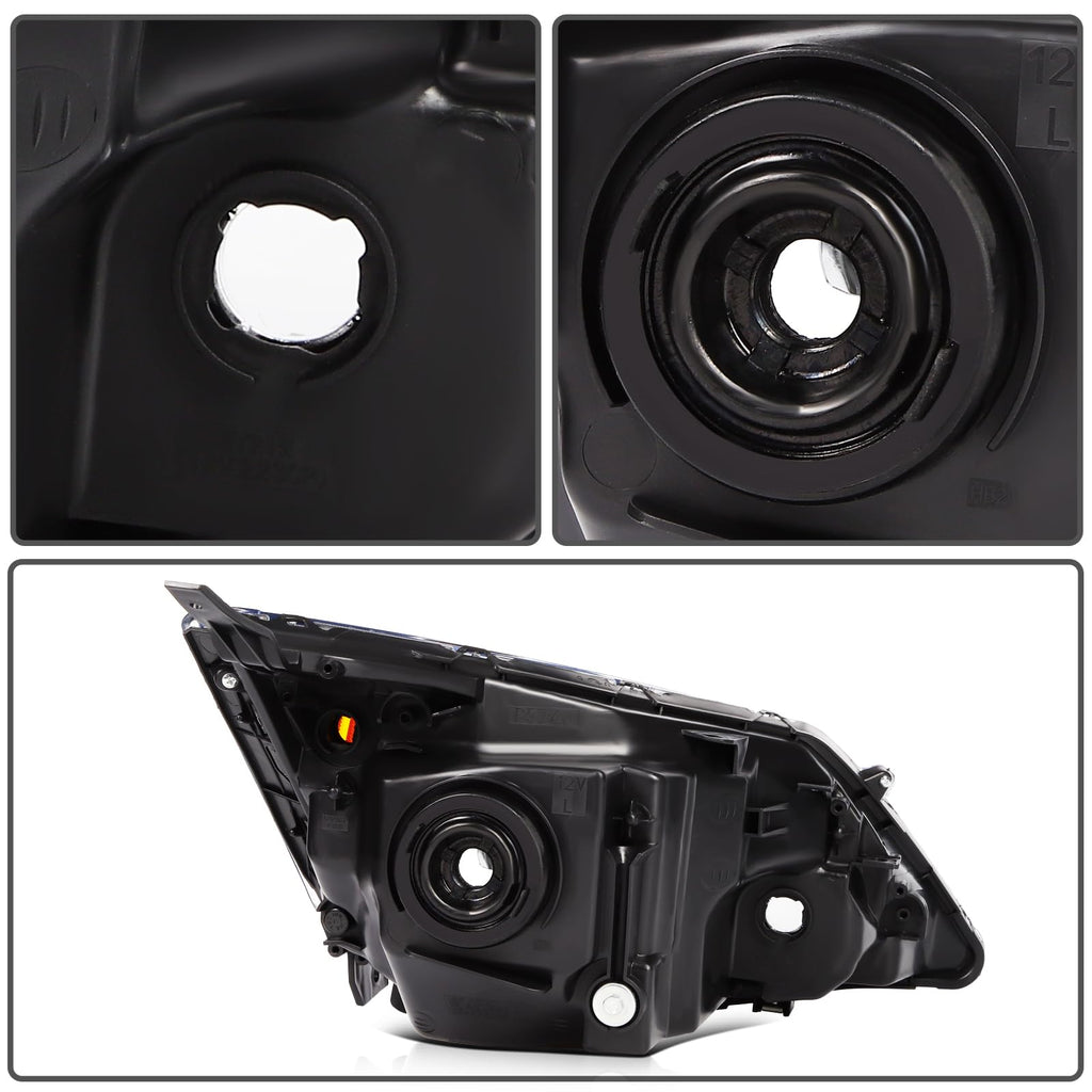 Chrome Housing Clear Corner Headlight Assembly K6382