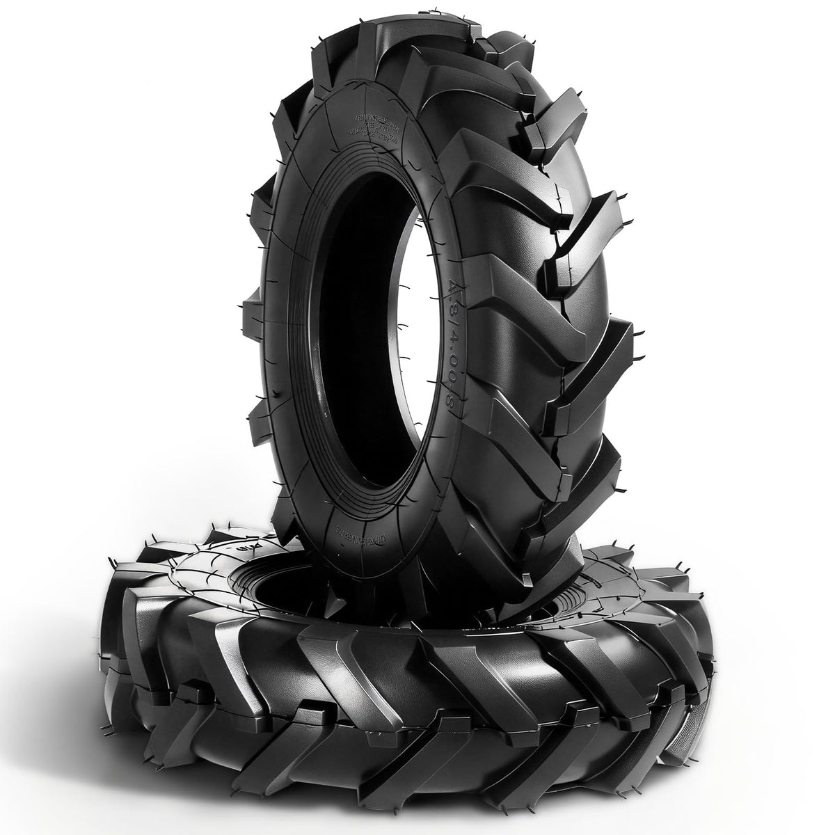 4.80x4.00x8 Lawn & Garden Mower Tires, Set of 2, 4 Ply Tubeless S892955