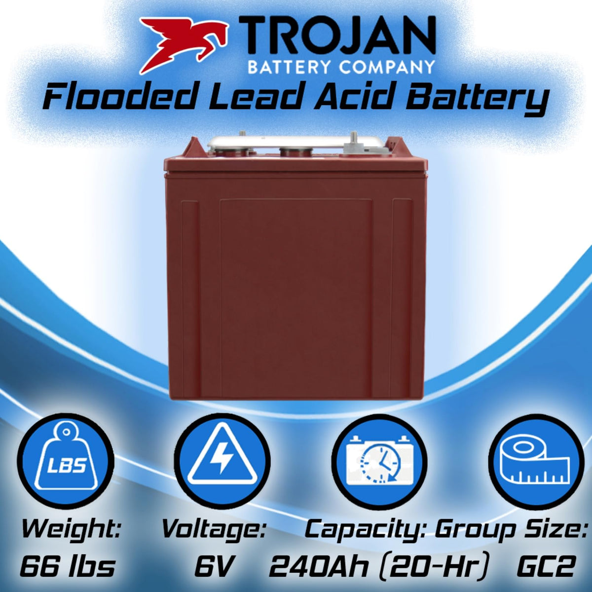 6V 240Ah Deep Cycle Battery 4 Pack O7243