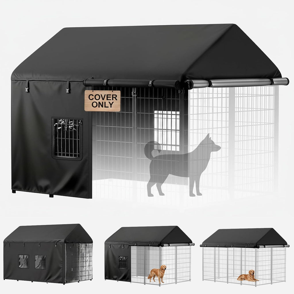 8x4x6ft Waterproof Dog Kennel Cover Q1487