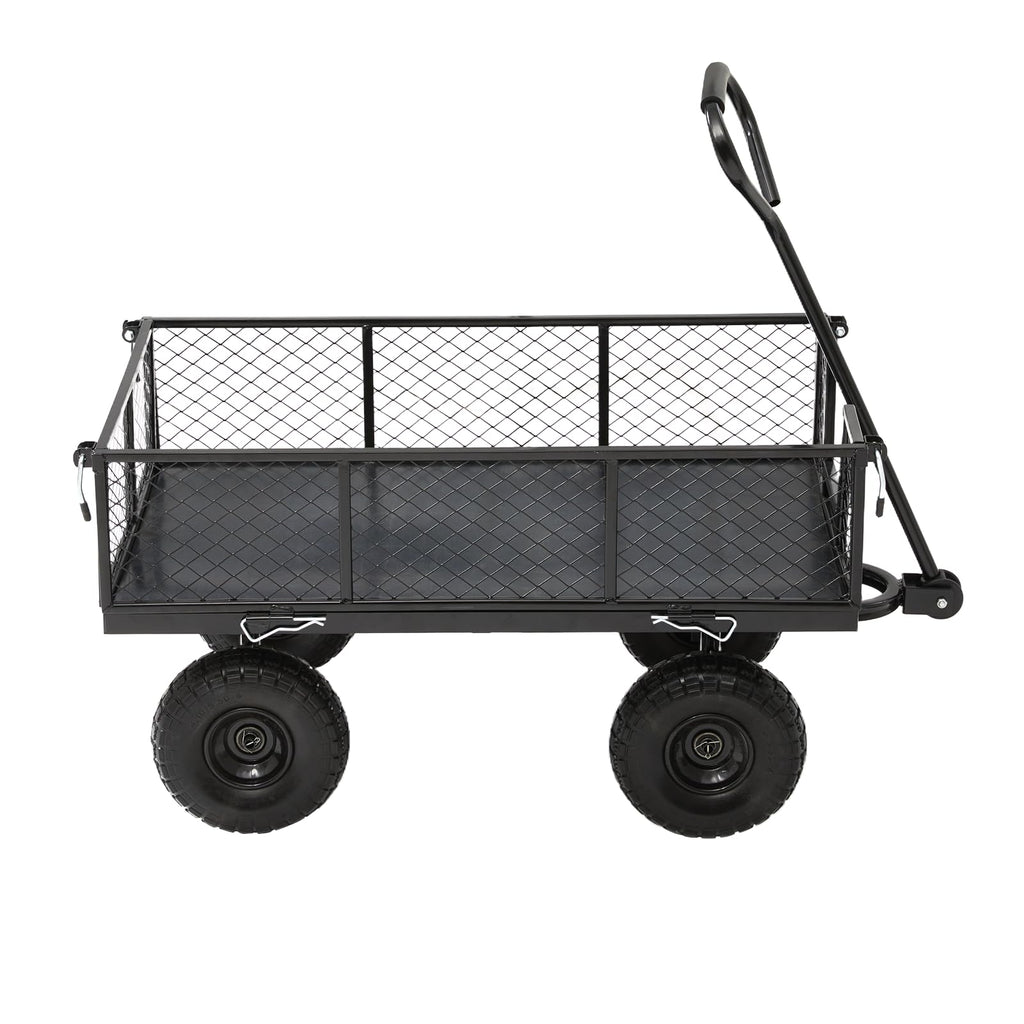 Steel Garden Cart 4 Cu Ft Utility Wagon T89823