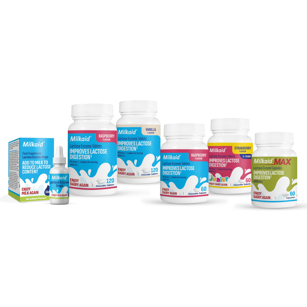 Chewable Lactase Enzyme Tablets 60 Tablets Raspberry B5067