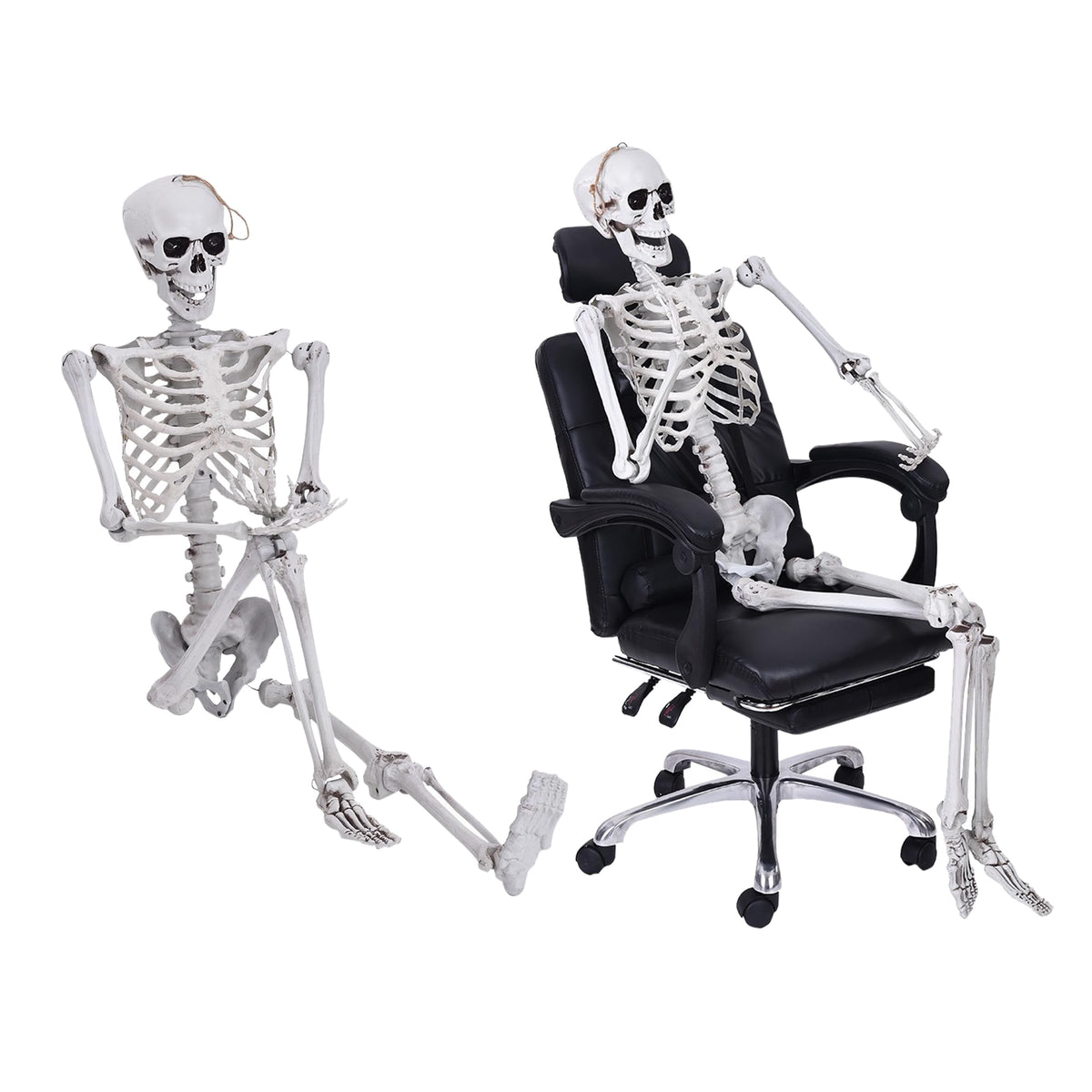 5.4ft Full Body Skeleton with Movable Joints M25782