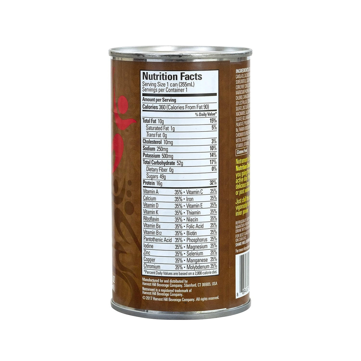 12 Oz Chocolate Energy Nutrition Drink Pack Of 12 T285011