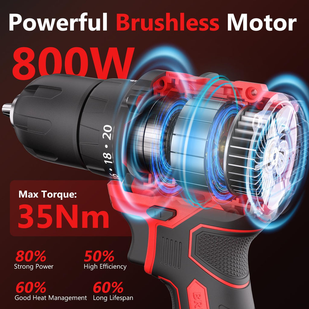 Cordless Drill Set with Battery and Charger I7705