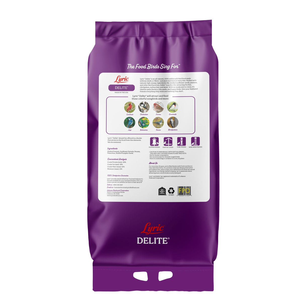 Wild Bird Seed, 20 lb Bag A4561