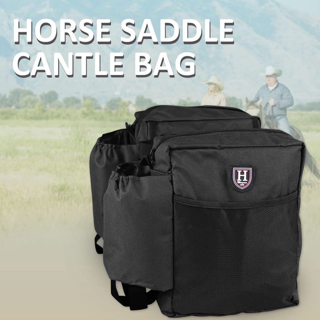 Nylon Western Saddle Bag Black L119908