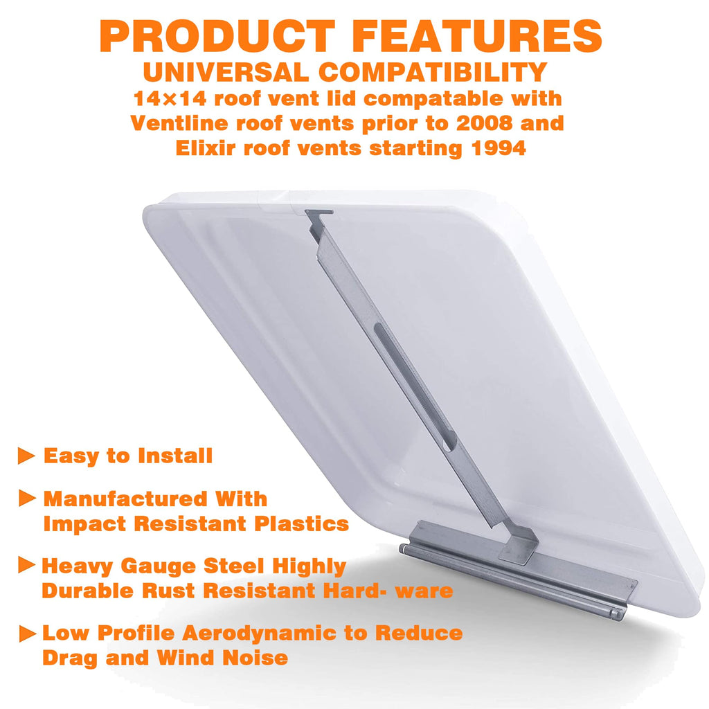 14" RV Roof Vent Cover T553