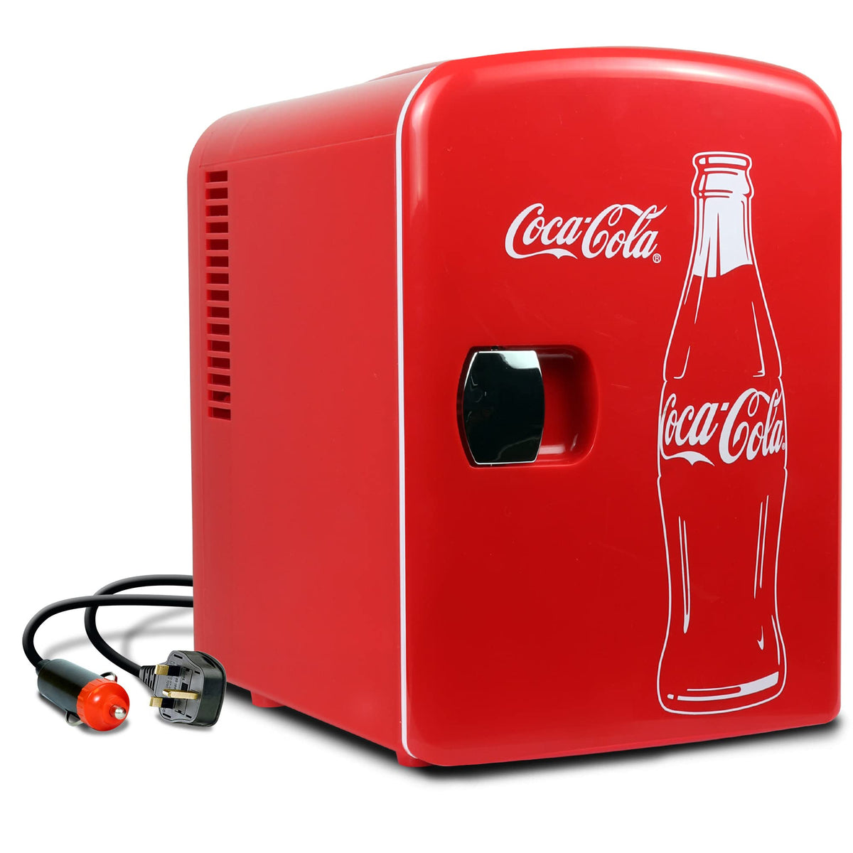 4L 6 Can Mini Fridge Portable Cooler Red G8305