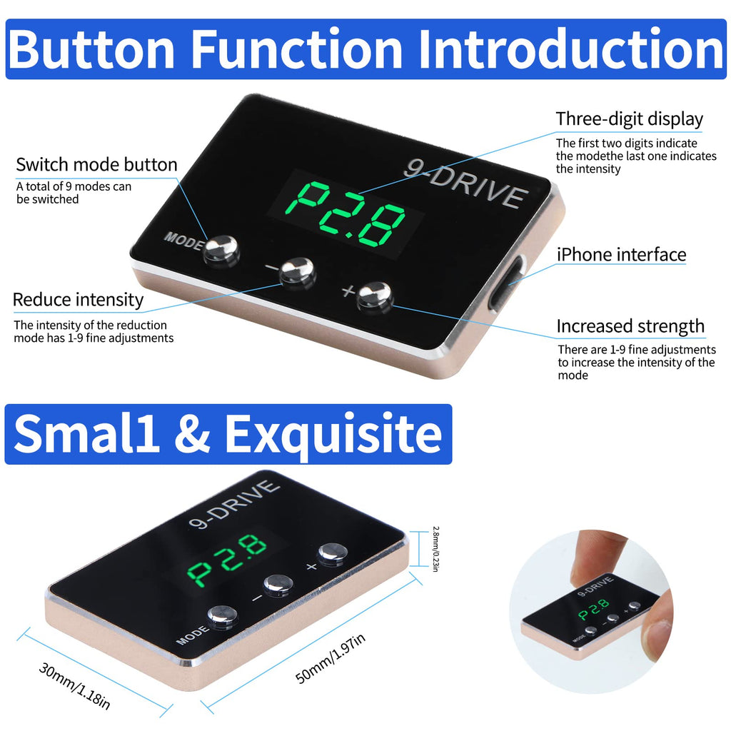 9 Drive 9-Mode Electronic Throttle Response Controller P297