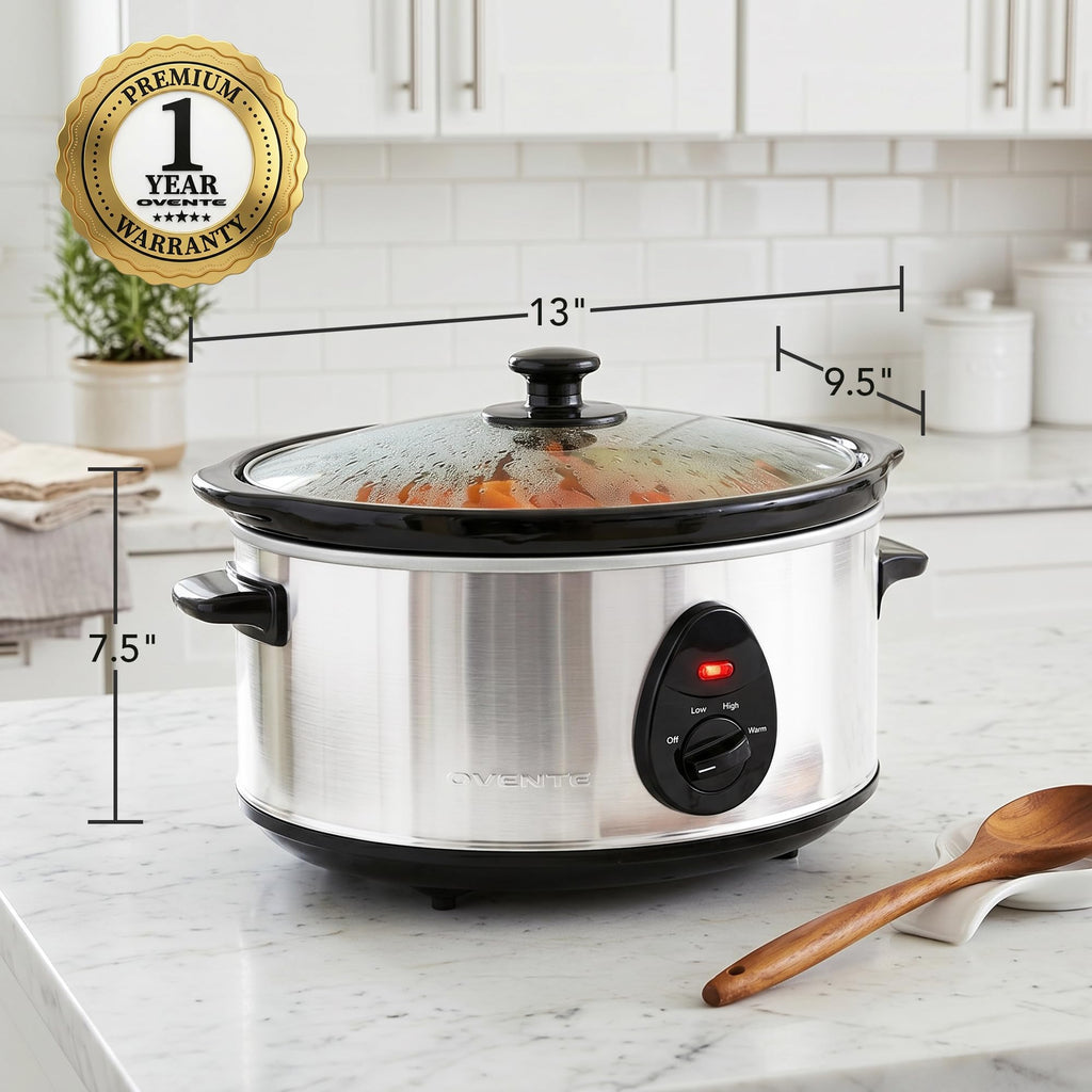 3.7 Qt Electric Slow Cooker O912883
