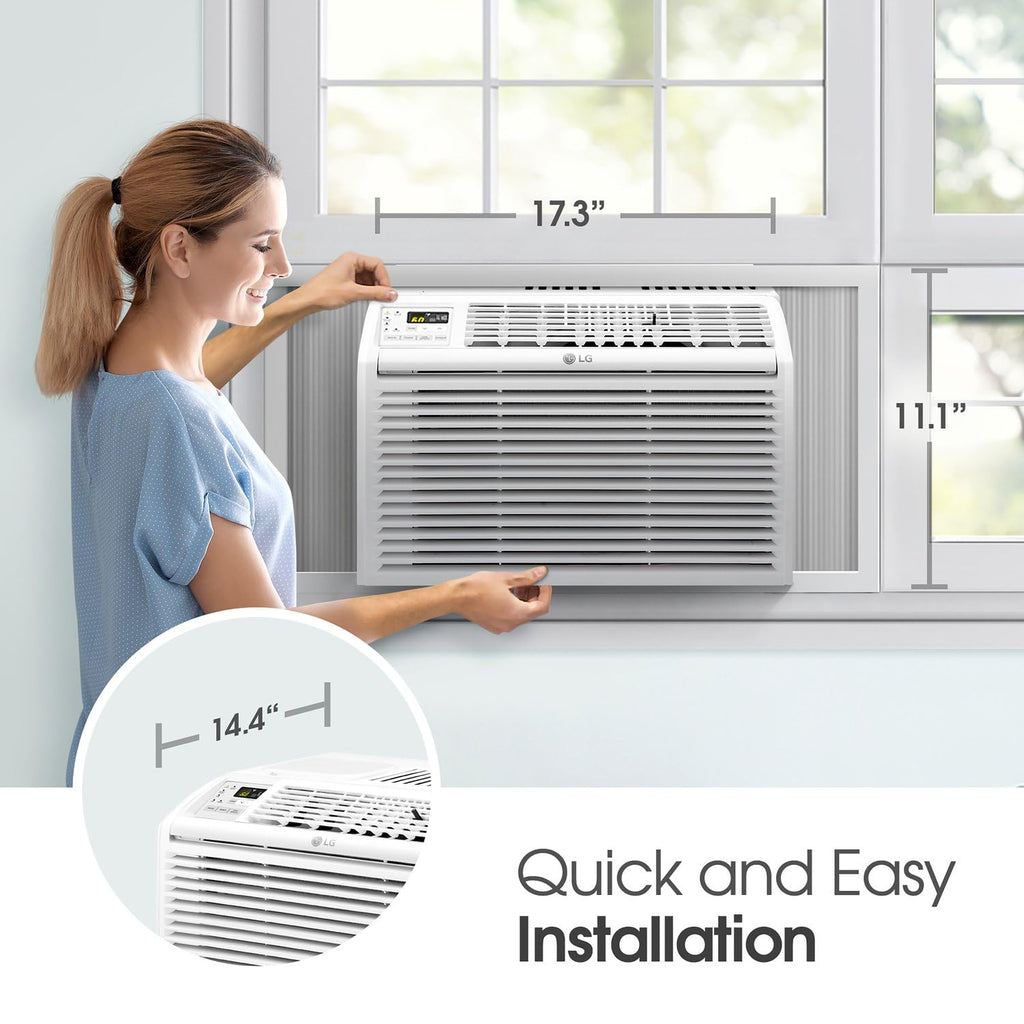 6,000 BTU White Window Air Conditioner X8819