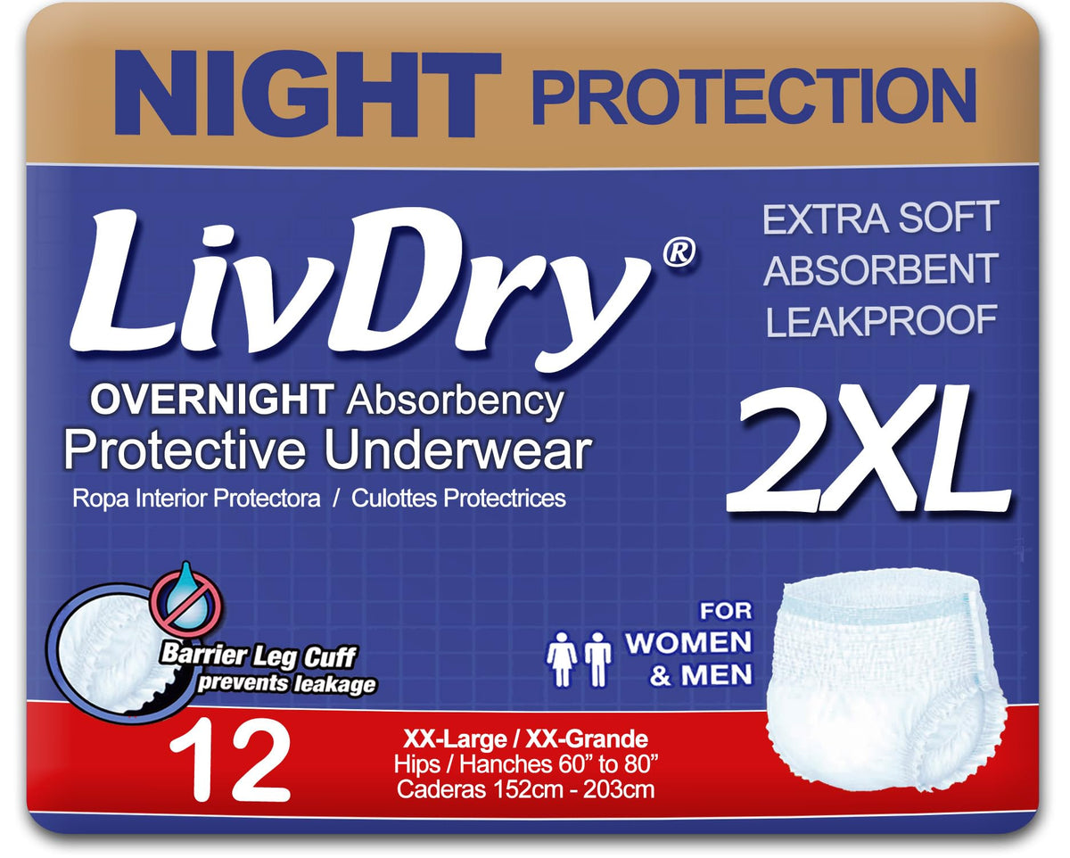 Adult Incontinence Underwear and Wet Wipes Bundle A725