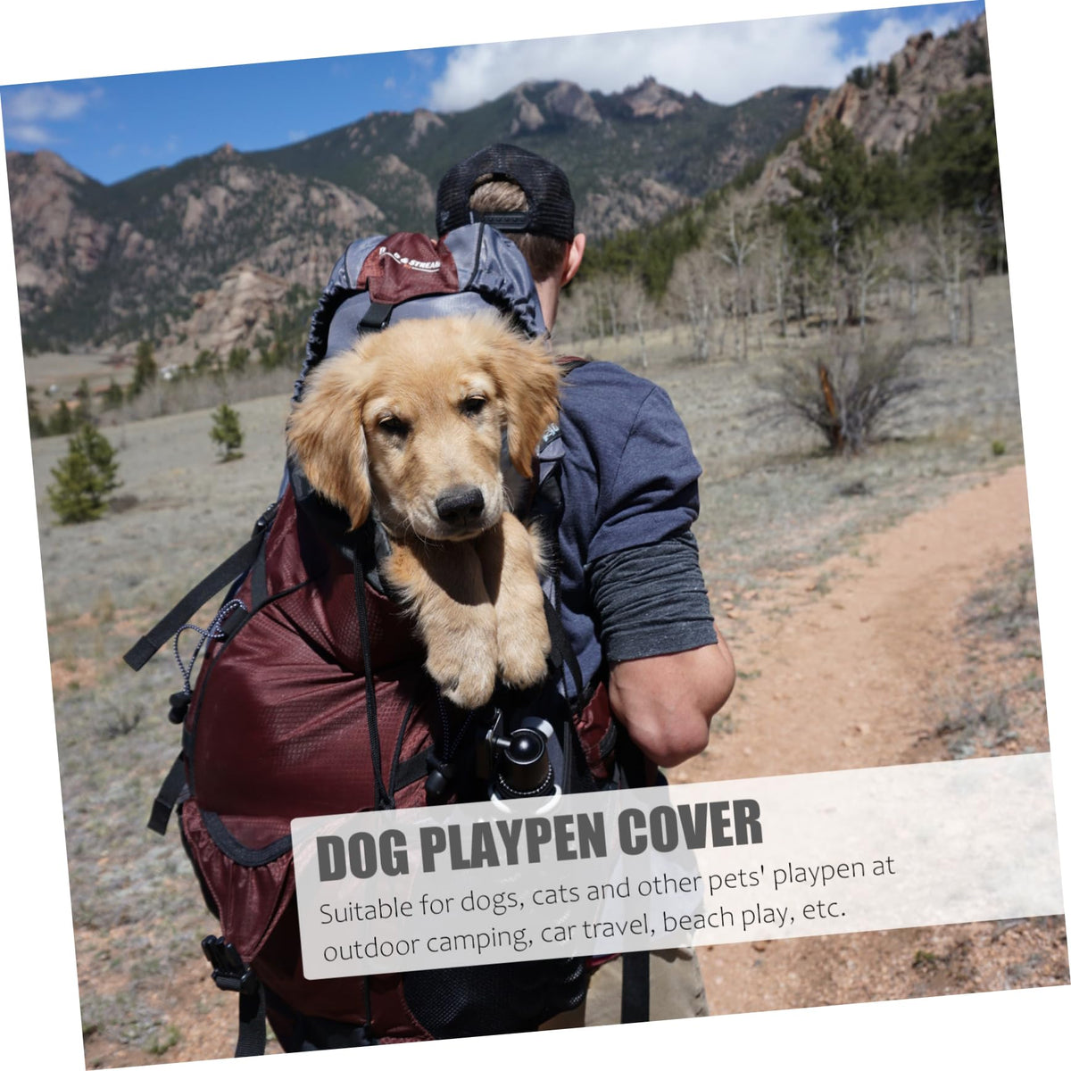Outdoor Dog Playpen Roof Cover H435314