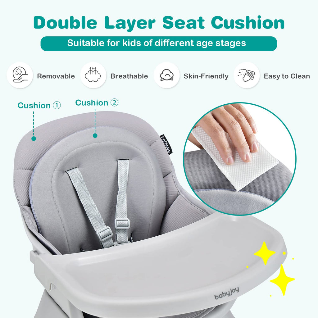 8 in 1 Convertible High Chair with Removable Tray D89393