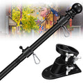 5ft Stainless Steel Flag Pole Kit with Bracket P17933