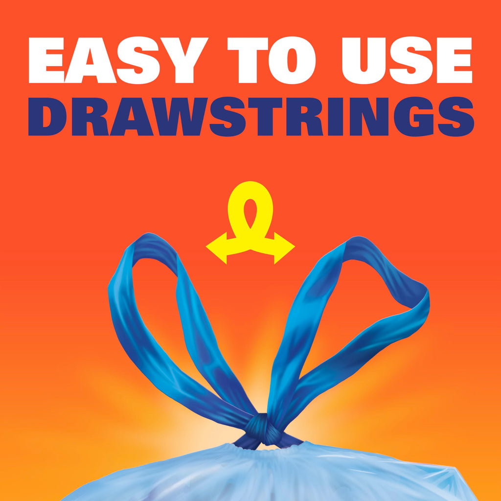 Blue 13 Gallon Trash Bags 60 Count Z225478