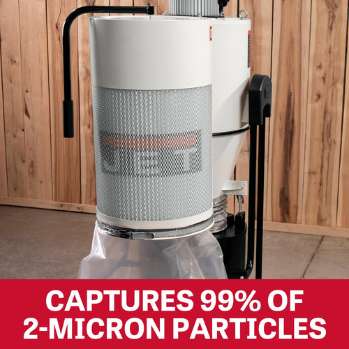1-1/2 HP 2-Micron Filter Dust Collector P8529