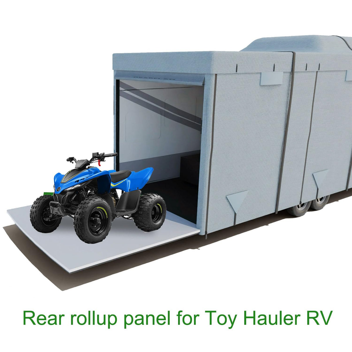 5th Wheel RV Trailer Cover 5 Layers with Windproof Side-Straps Heavy Duty 24' - 26' O218