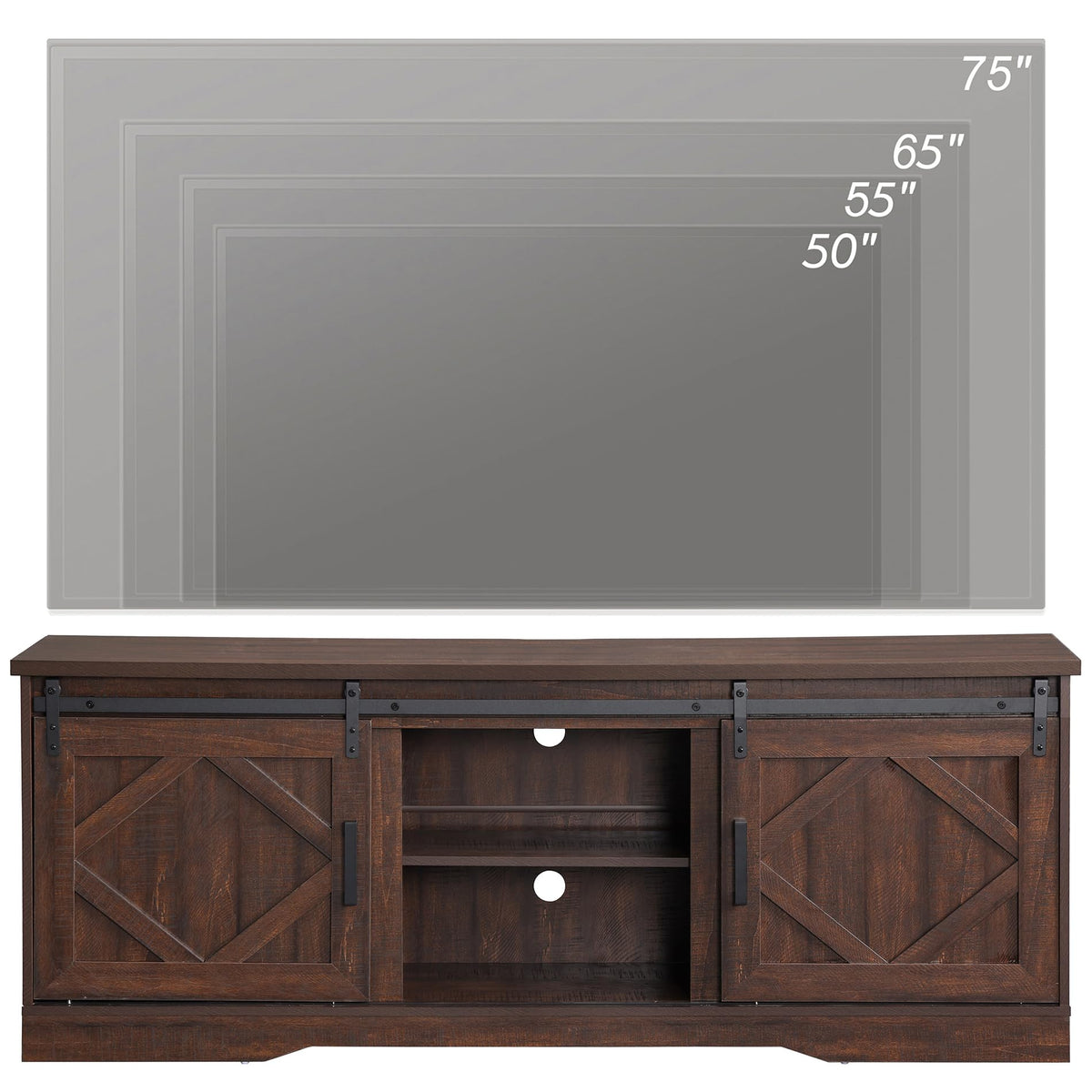 Farmhouse TV Stand for 60-75 inch TV M997251