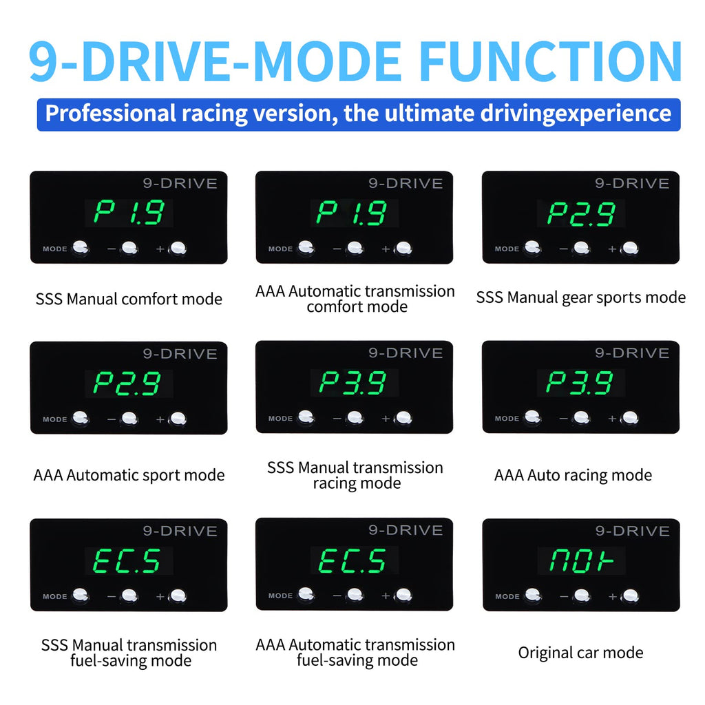 9 Drive 9-Mode Electronic Throttle Response Controller P297