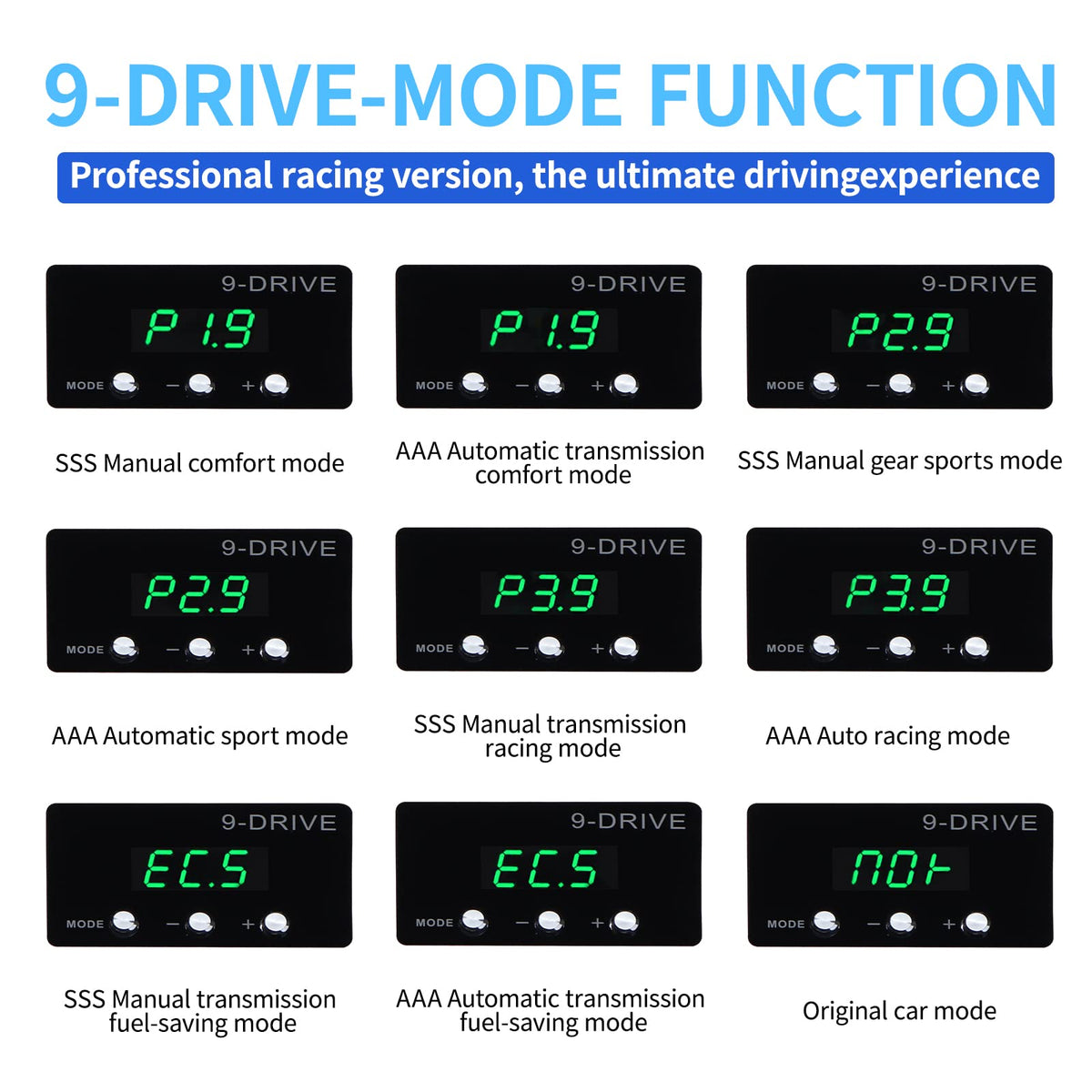 9 Drive 9-Mode Electronic Throttle Response Controller P297
