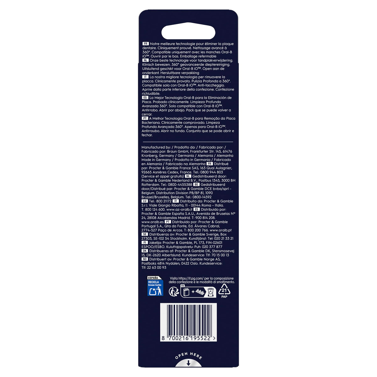 Black Replacement Toothbrush Heads W586490