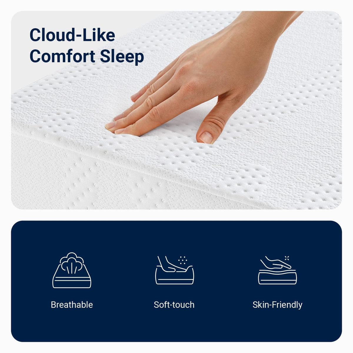 5 Inch Gel Memory Foam Twin Mattress Z610