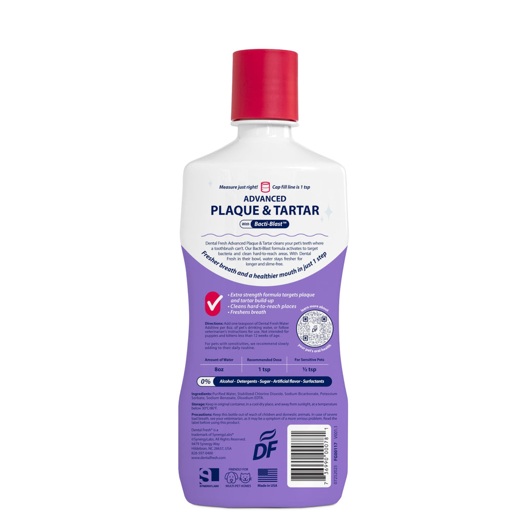 Plaque & Tartar Water Additive for Dogs & Cats, 17 oz M187110