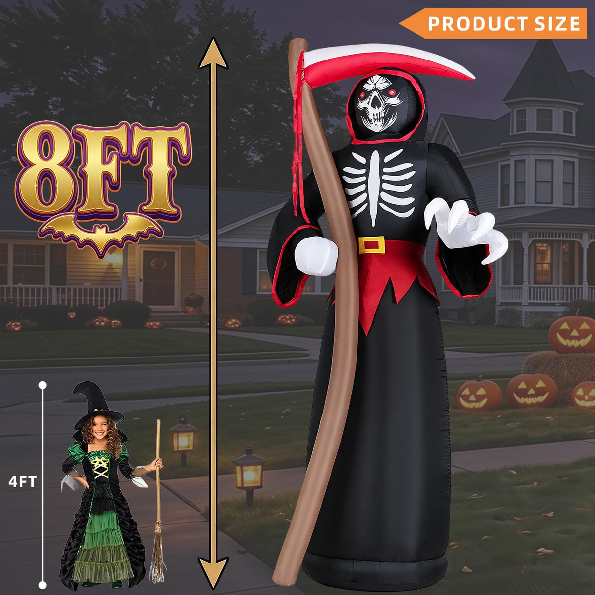 8FT LED Inflatable Outdoor Yard Decor J70149