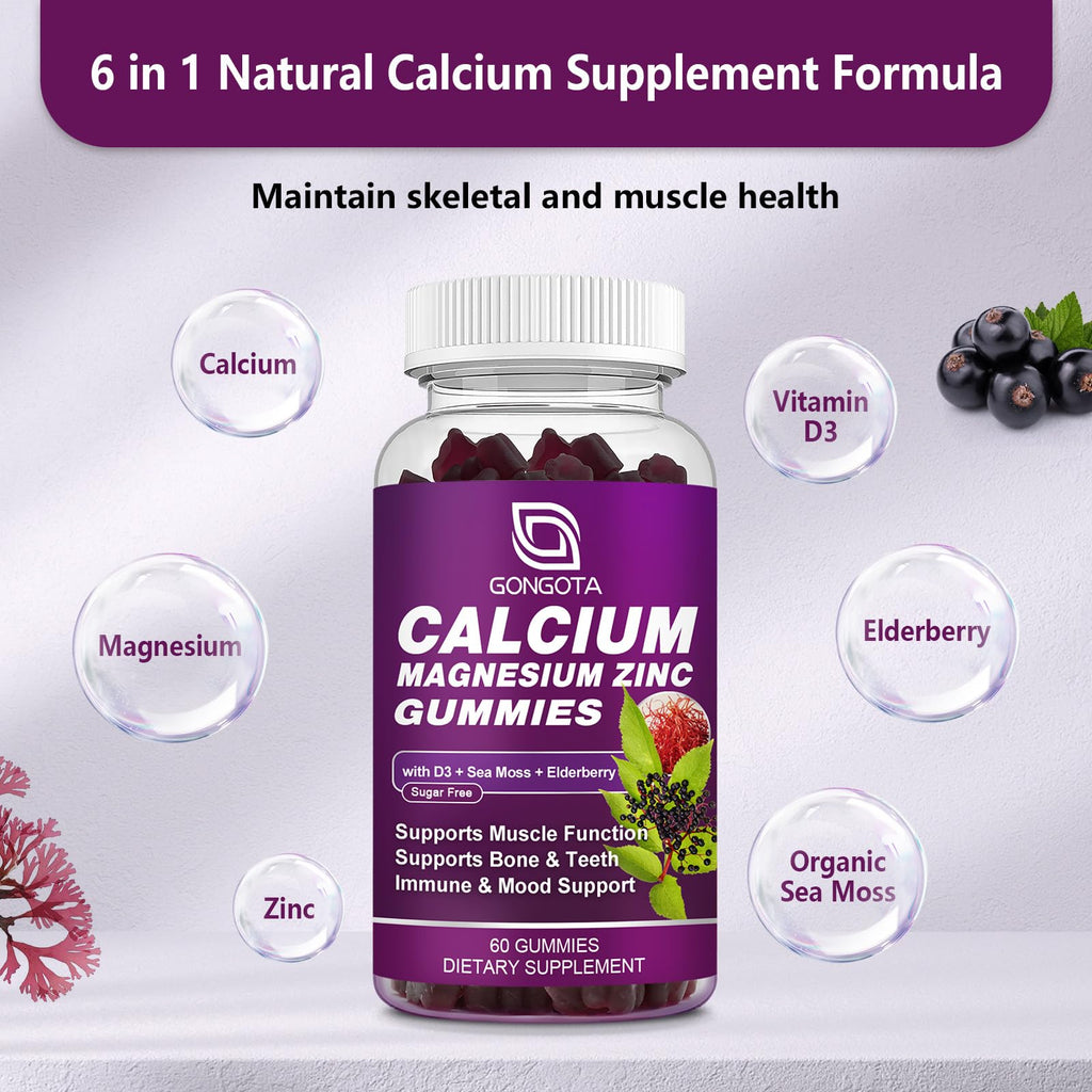Calcium Magnesium Zinc with Vitamin D3 60 Count H89463