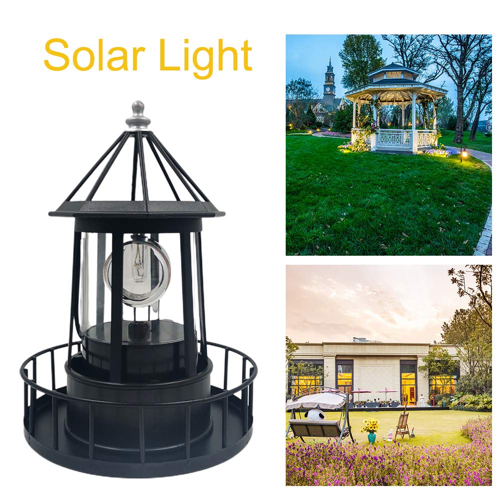 Solar Powered LED Lighthouse F4339