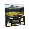 4-Tier Corner TV Stand with Storage Shelf X419515