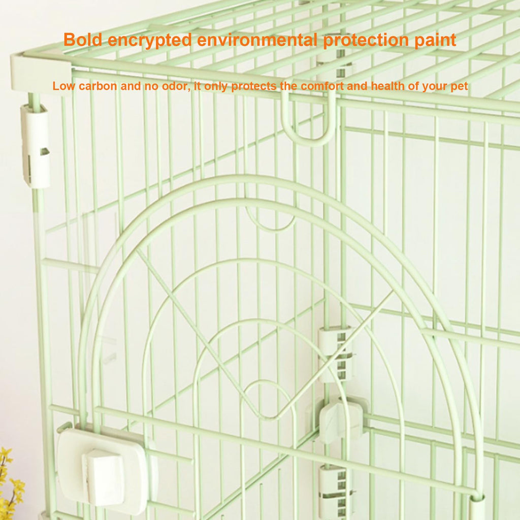 Pink Cat Cage with 3 Platforms and Ramp Z431536