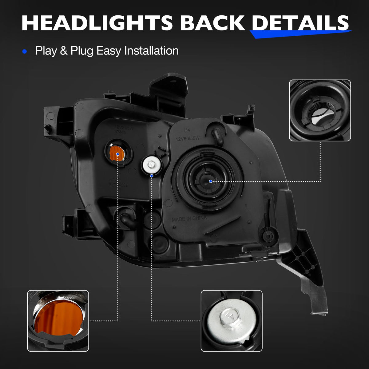 Halogen Headlight Assembly M29997
