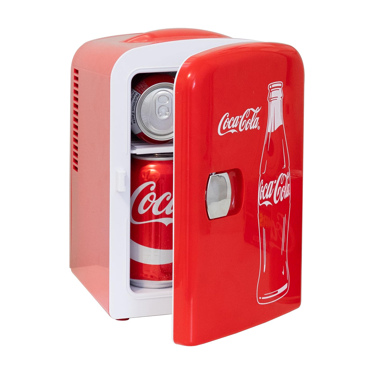 4L 6 Can Mini Fridge Portable Cooler Red G8305