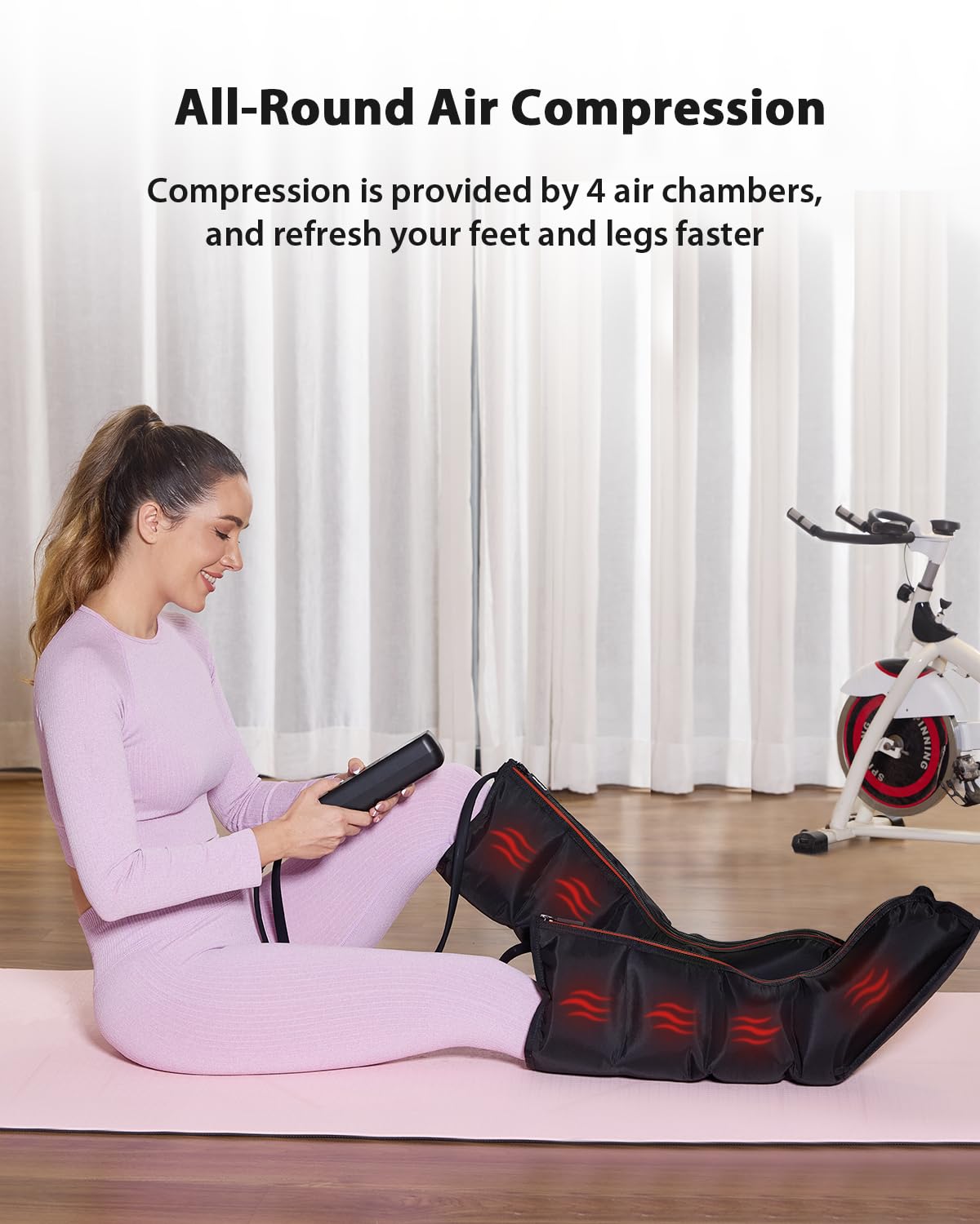 Leg Massager with Heat and Compression V424512