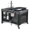 Grey Foldable Playard with Bassinet and Changing Table K420