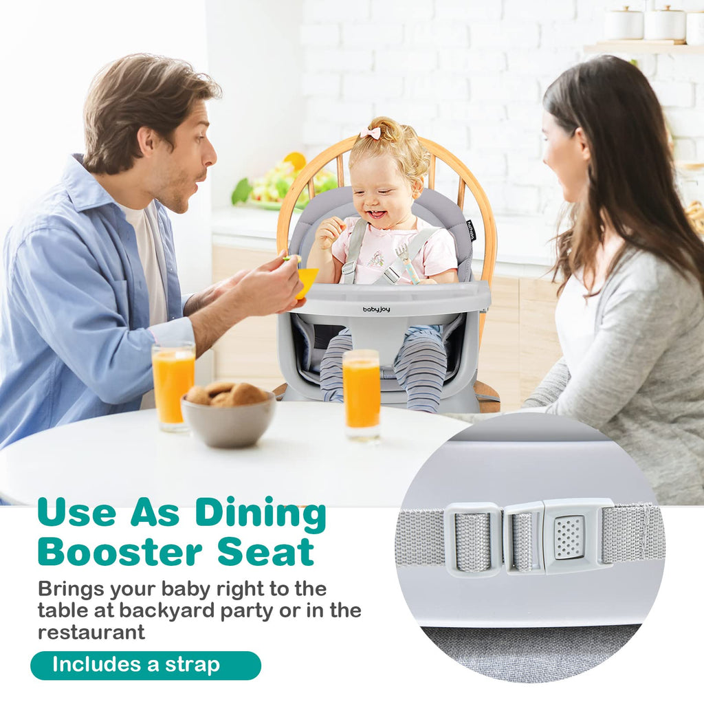 8 in 1 Convertible High Chair with Removable Tray D89393