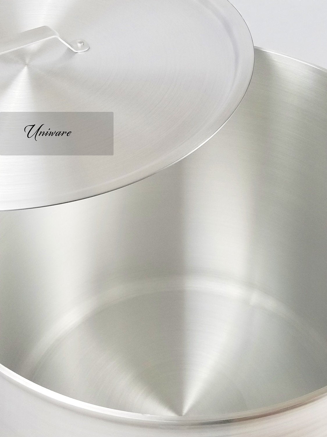 50 and 60 Qt Heavy Gauge Aluminum Stock Pot Set with Lid J618874