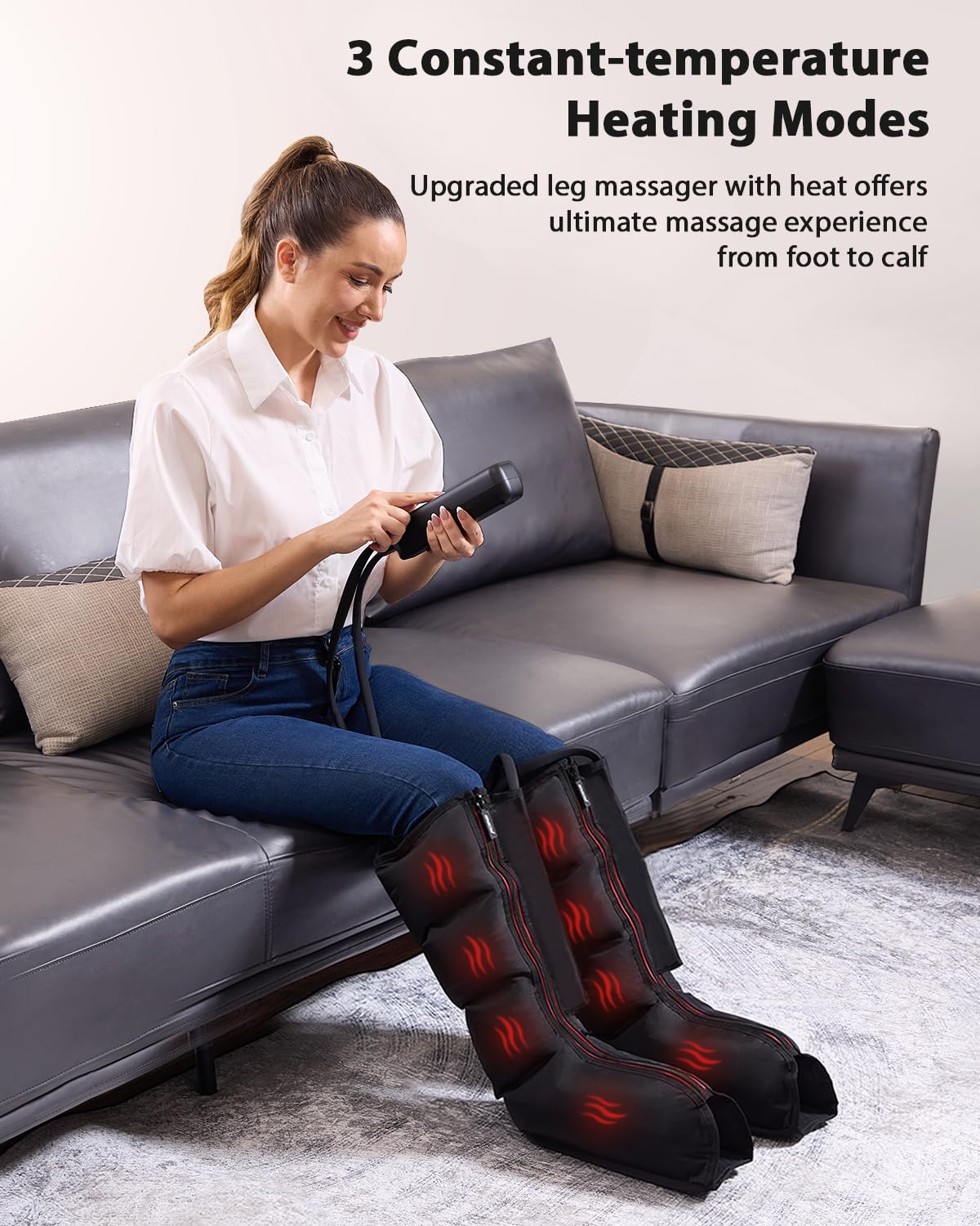Leg Massager with Heat and Compression V424512