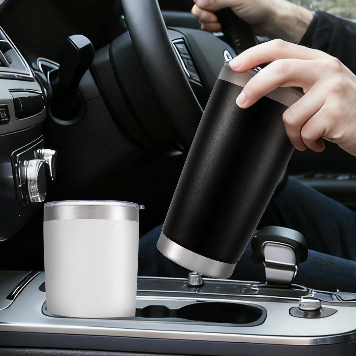 20 oz Stainless Steel Insulated Tumbler with Lid W70102