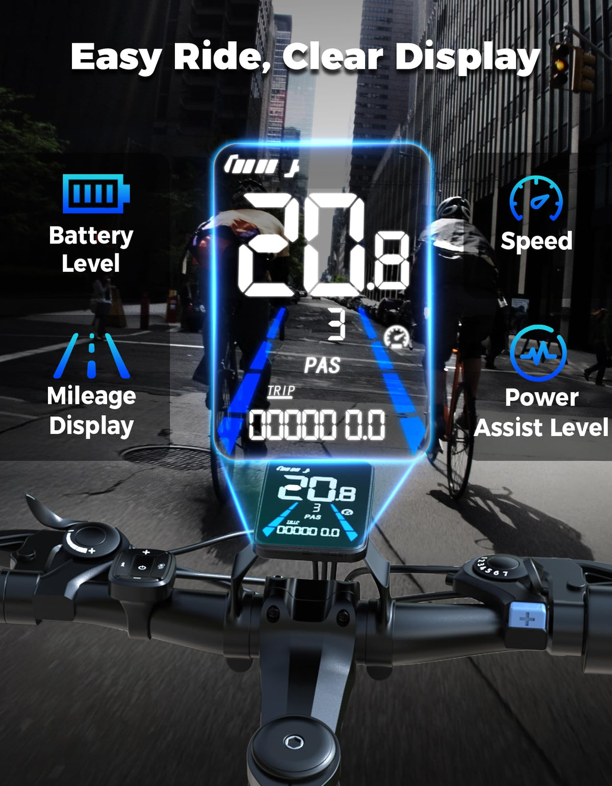 7-Speed 26" Tire Electric Bike T492