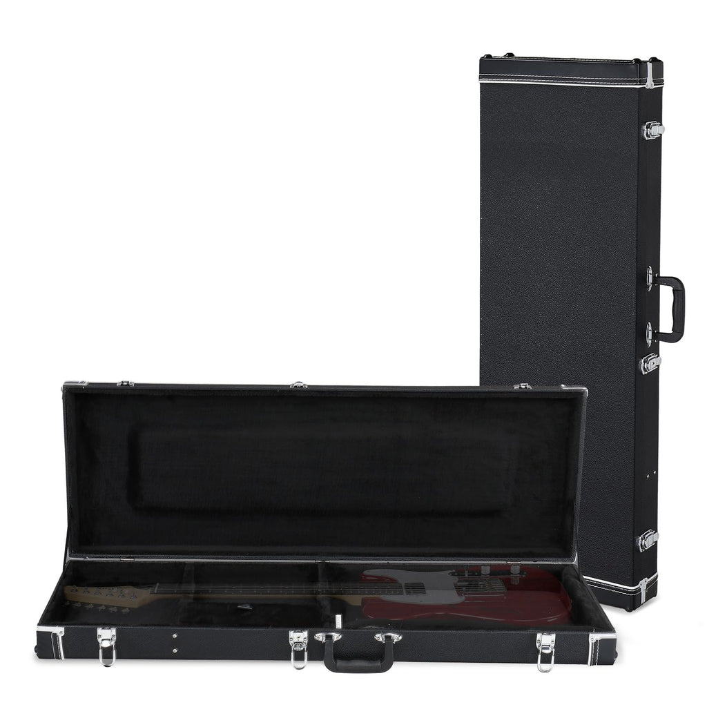 39-Inch Electric Guitar Hard Case with Thickened Padding, Black K664