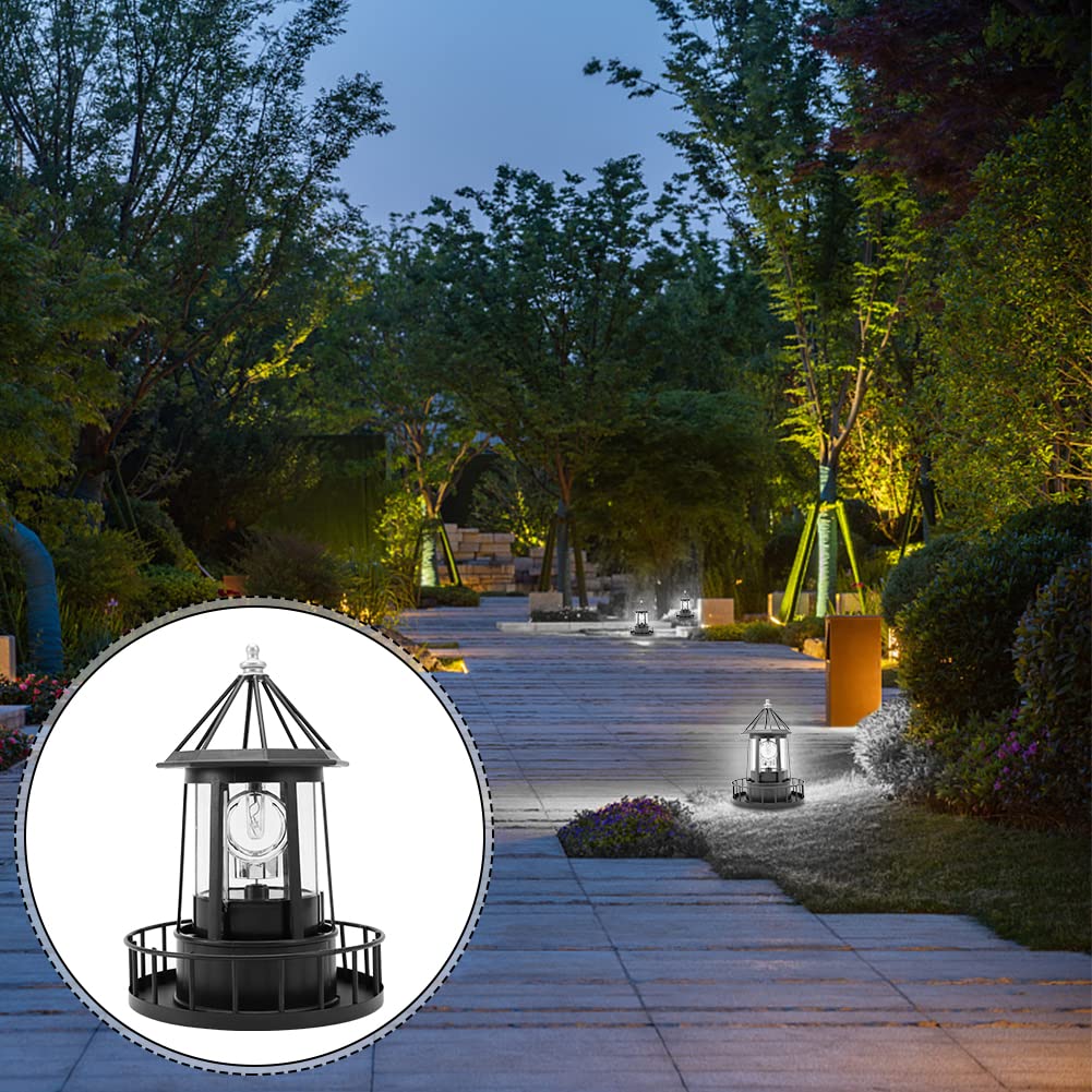 Solar Powered LED Lighthouse F4339