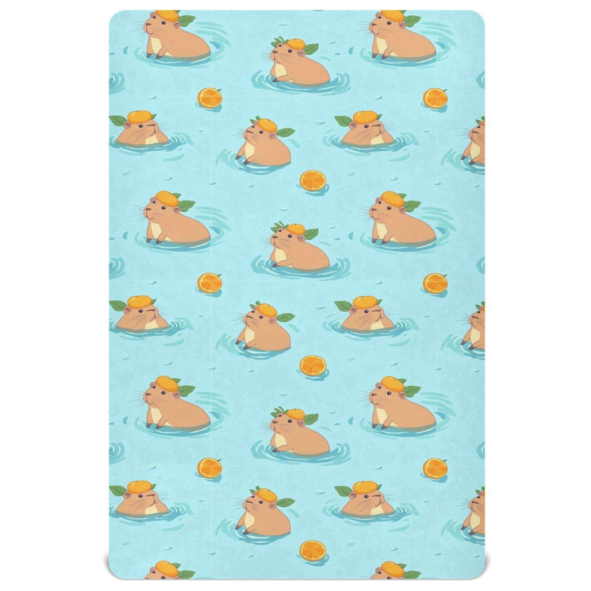 Soft Breathable Microfiber Crib Sheet, Fits Standard Size 28in x 52in L913195
