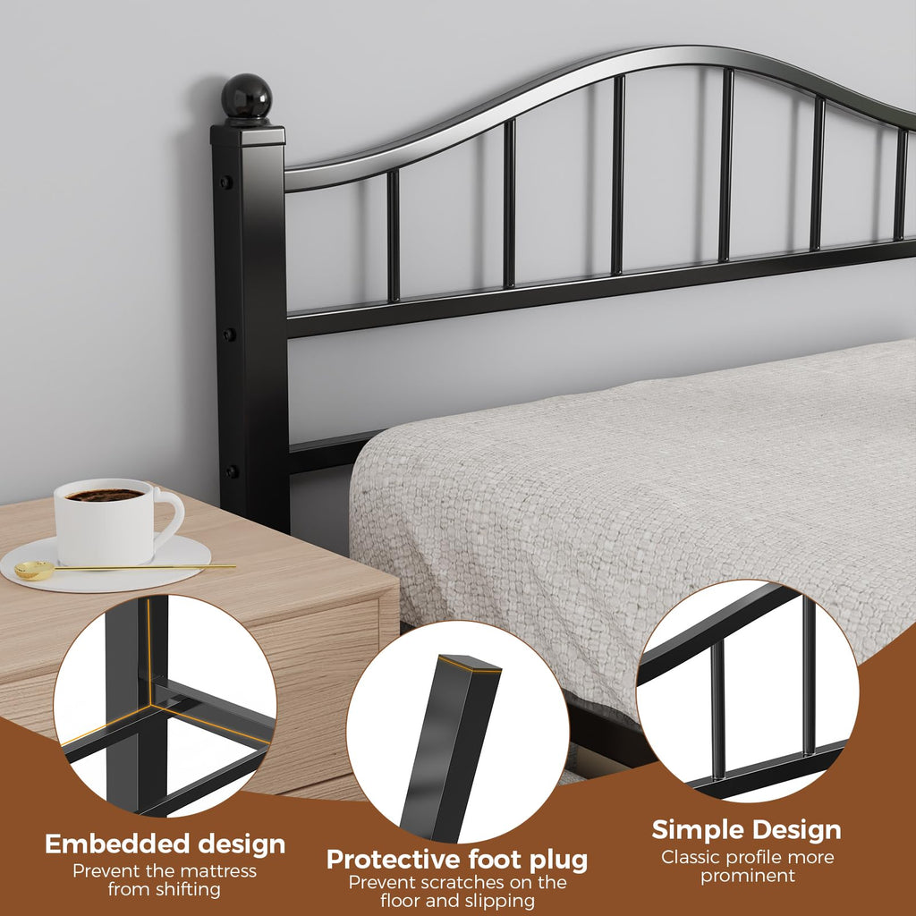 Full Size Bed Frames with Headboard G3208